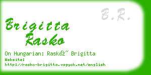 brigitta rasko business card